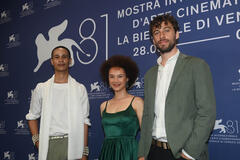Delegazione del film Carissa di Jason Jacobs e Devon Delmar al photocall a Venezia 81 il 5 settembre 2024