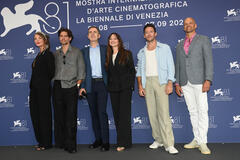 Delegazione del film Kjærlighet (Love) di Dag Johan Haugerud al photocall a Venezia 81 il 6 settembre 2024