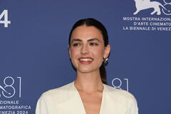 L'attrice Romana Maggiora Vergano al photocall di Il tempo che ci vuole di Francesca Comencini a Venezia 81 il 6 settembre 2024