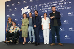 Delegazione del film Ainda Estou Aqui di Walter Salles a Venezia 81 il 1 settembre 2024