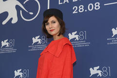 L'attrice Ada Gales al photocall del film Anul nou care n-a fost di Bogdan Mureşanu a Venezia 81 il 1 settembre 2024