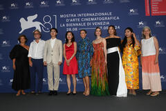 Delegazione del film Mistress Dispeller di Elizabeth Lo al photocall del film a Venezia 81 il 2 settembre 2024
