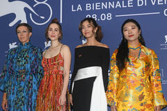 Delegazione del film Mistress Dispeller di Elizabeth Lo al photocall del film a Venezia 81 il 2 settembre 2024