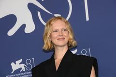 Rosy McEwen al photocall del film Harvest di Athina Rachel Tsangari a Venezia 81 il 3 settembre 2024