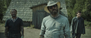 Kurt Sutter come Cillian, Demián Bichir come Ben, e Tom Holland come Todd Hewitt in Chaos Walking