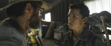 Demián Bichir come Ben e Tom Holland come Todd Hewitt in Chaos Walking