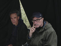 I registi Fabio Grassadonia e Antonio Piazza sul set di Iddu