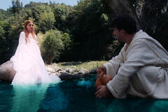 Il Monaco che vinse l'Apocalisse - Visione Angelica - Immagine dal set