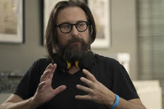 Il regista Pierre Morel sul set di Peppermint