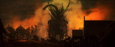 Una scena da Il Signore degli Anelli - La guerra dei Rohirrim