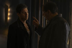 Michael Zegen, Colin Farrell in The Penguin 1x01