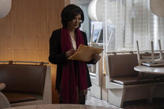 Shoreh Aghdashloo in The Penguin 1x02