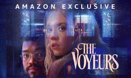 The Voyeurs film Sydney Sweeney e Justice Smith - Poster orizzontale