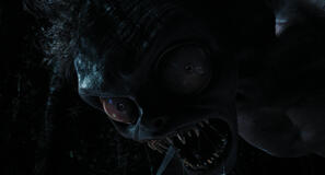 Daniel Himschoot come Il Mostro in Mercoledì 1x06