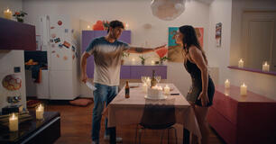 Filippo Contri e Beatrice Bruschi in Amici per Caso di Max Nardari - Immagine dal set