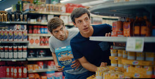 Filippo Contri e Filippo Tirabassi in Amici per Caso di Max Nardari - Immagine dal set