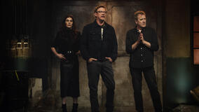 Ashley Levy, Matthew Lillard, e Tom Woodruff Jr. in Killer Cakes 1x01