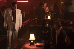 Colin Farrell, Cristin Milioti, Francois Chau in The Penguin 1x03