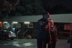 (S-D) DI Ravi Dhillon (Nikesh Patel), Linda Jones (Joan Hodges) in The Devil's Hour 1x01