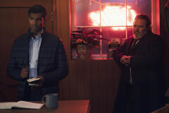 (S-D) DI Ravi Dhillon (Nikesh Patel), Nick Holness (Alex Ferns) in The Devil's Hour 1x01