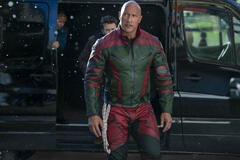 Dwayne Johnson in Uno Rosso - Immagine dal set