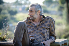 Vanni Bramati (Nicola Straziota) sul set di Storia di una famiglia perbene 2x03