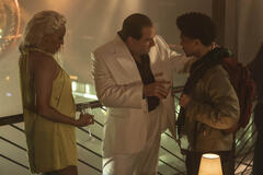 Carmen Ejogo, Colin Farrell, Rhenzy Feliz in The Penguin 1x03