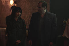 Cristin Milioti, Colin Farrell in The Penguin 1x03