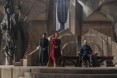 Josh Heuston, Jodhi May, Mark Strong in Dune: Prophecy 1x02