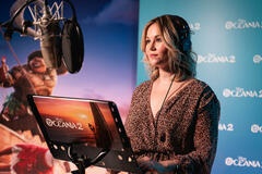 Emanuela Ionica voce di Vaiana per i dialoghi nella versione italiana di Oceania 2