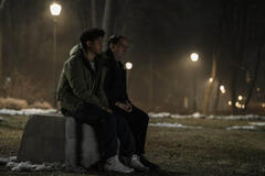 Rhenzy Feliz, Colin Farrell in The Penguin 1x08