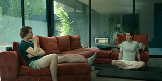 (S-D) Talmage e Bryan Johnson in Don't Die: l'uomo che vuole vivere per sempre - Immagine dal set