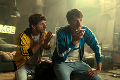 (S-D) Vincenzo Nemolato come Antonello, Antonio Folletto come Vito in Mica E' Colpa Mia