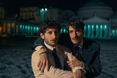 (S-D) Vincenzo Nemolato come Antonello, Antonio Folletto come Vito in Mica E' Colpa Mia