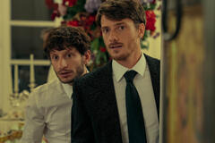 (S-D) Vincenzo Nemolato come Antonello, Antonio Folletto come Vito in Mica E' Colpa Mia