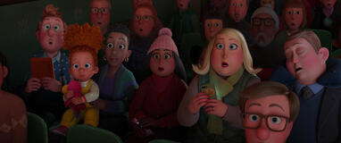 Mr Forrest, Eve, Mrs Forrest, Mrs Mulji, Mrs McNutt, Mr McNutt, in That Christmas