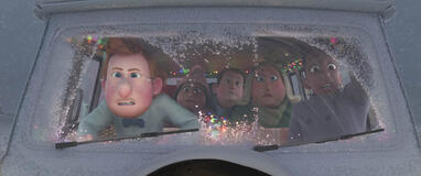 Mr Forrest, Mrs Mulji, Mr McNutt, Mrs McNutt, Mrs Forrest, in That Christmas