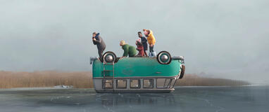 Mr McNutt, Mrs McNutt, Mrs Mulji, Mrs Forrest, Mr Forrest, in That Christmas