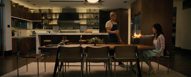 (S-D) Lukas Gage come Patrick e Sophie Thatcher come Iris in Companion