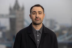 Jamie Demetriou al photocall di Back in Action a Cheval Three Quays, il 17 gennaio 2025 a Londra, Regno Unito