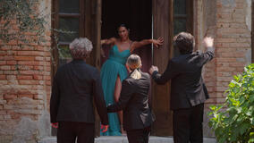 Brenda Lodigiani, Herbert Ballerina, Antonio Ornano ed Elettra Lamborghini in Red Carpet - Vip al tappeto - Immagine dal set