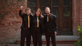 Gabriele Vagnato, Michela Giraud e Francesco Arienzo in Red Carpet - Vip al tappeto - Immagine dal set