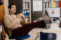 E poi si vede - Immagine dal set