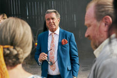 (S-D) Kjell Bergqvist come Martin, Babben Larsson come Majgun e Claes Malmberg come Leif in Love Forever