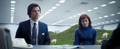 Adam Scott e Britt Lower in Scissione 2x03