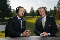 Trevor Immelman e Jim Nantz in Stick
