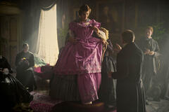 (S-D) Paolo Calabresi come Pirrone, Benedetta Porcaroli come Concetta in Il Gattopardo 1x02