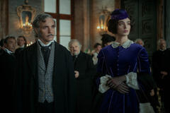 (S-D) Francesco Colella come Sedara, Deva Cassel come Angelica in Il Gattopardo 1x05