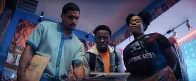 Rome Flynn, Ramon Reed e Bria Henderson in Side Quest 1x02