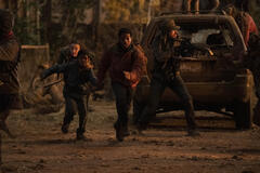 Bella Ramsey, Keivonn Woodard, Lamar Johnson in The Last of Us 1x05